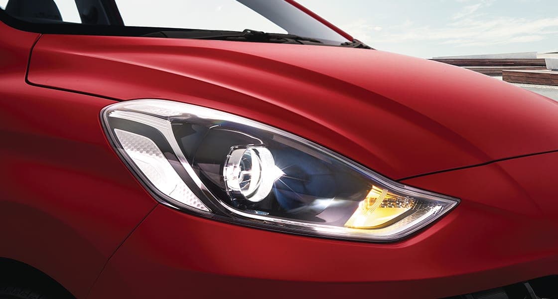 Sweptback Projector Headlamps
