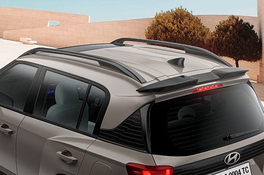 Bridge type roof rails