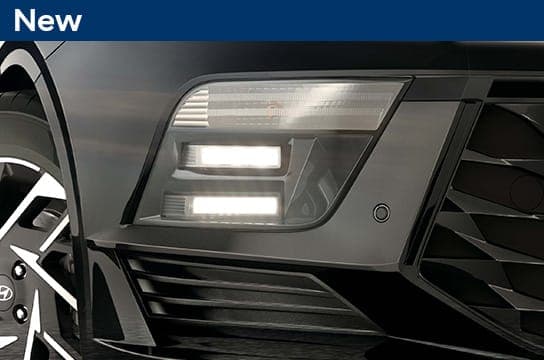 Dual LED projector headlamp