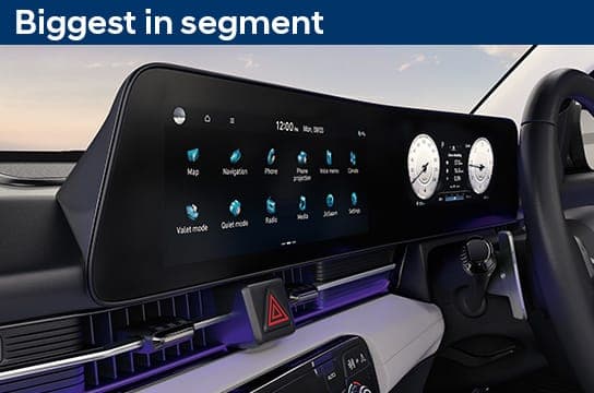 Dual 52.06 cm (10.25” + 10.25”) integrated displays (Infotainment & cluster)