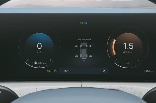 Tyre pressure monitoring system (TPMS) – highline