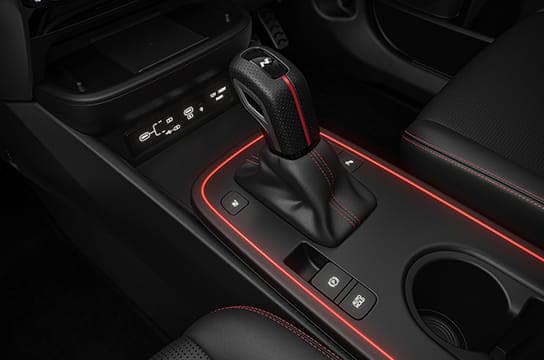 N Line exclusive gear shift knob